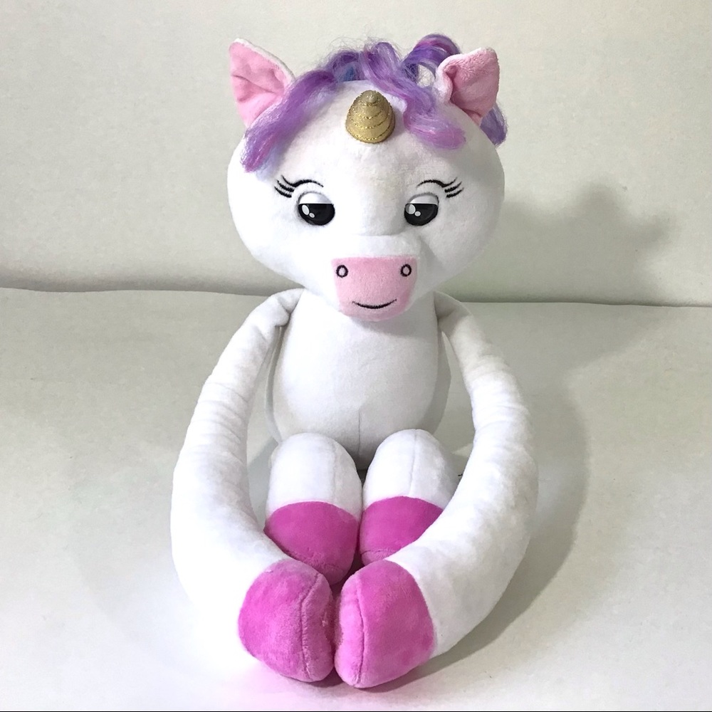 WowWee Fingerlings Hugs Gigi Interactive Unicorn 18” Plush 40+ Sounds WORKS